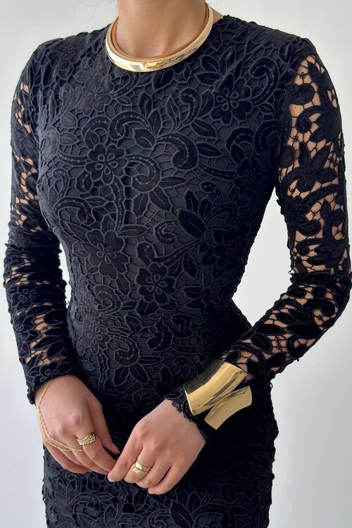 Suff Flower Detailed Dress