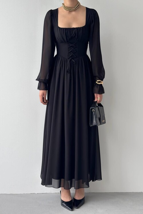 Tamo Korsaj Bağlama Elbise