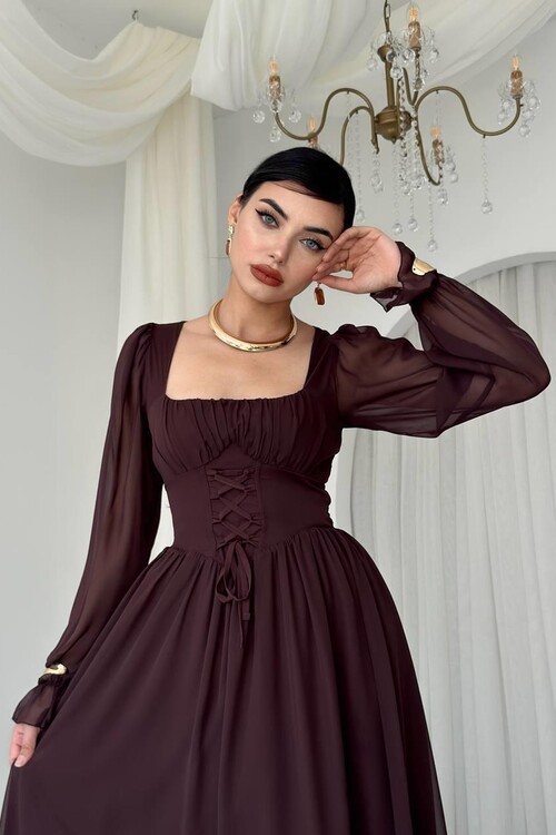 Tamo Korsaj Bağlama Elbise