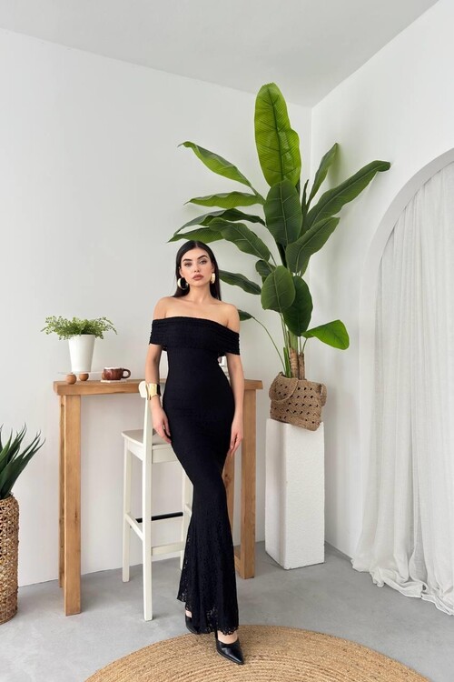 Uyef Straplez Elbise