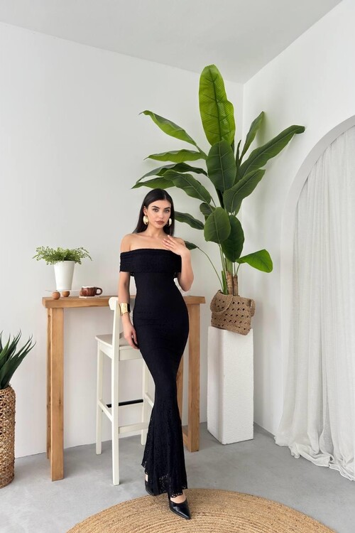 Uyef Straplez Elbise