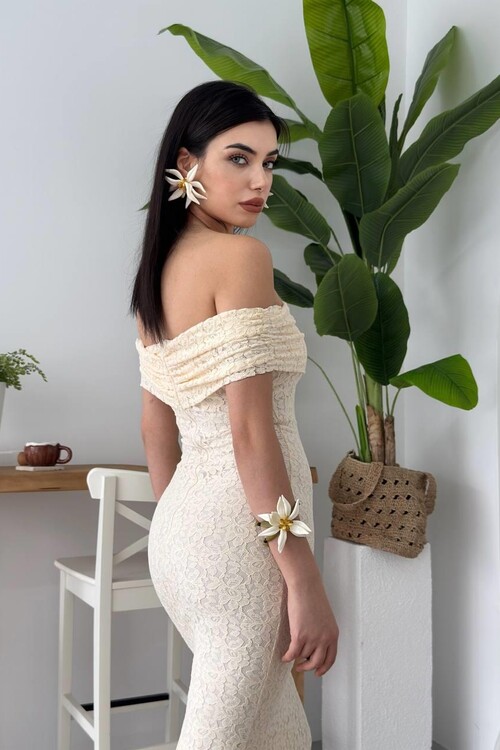 Uyef Straplez Elbise