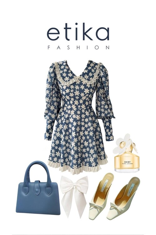 Vero Bebe Yaka Elbise