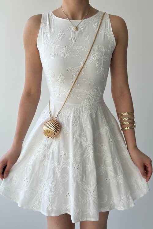 Vess Pocket Detailed Dress