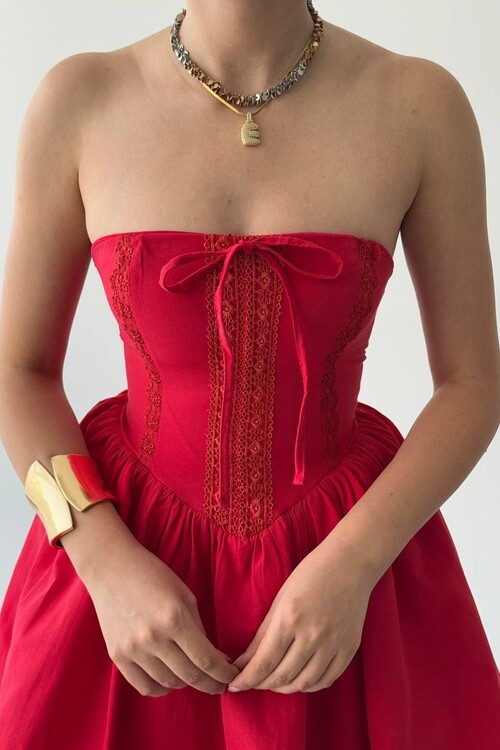 Walf Straplez Elbise