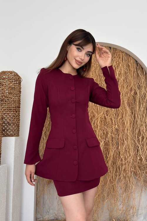 Wexle Düğme Detaylı Takım