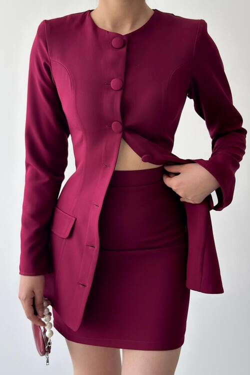 Wexle Düğme Detaylı Takım