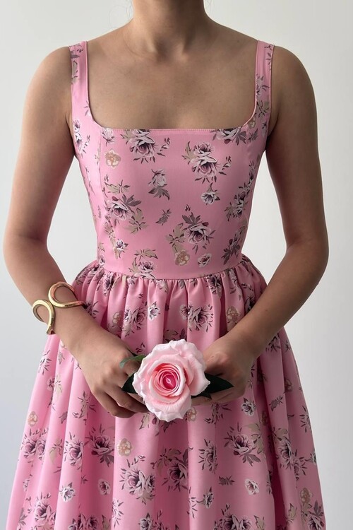 Yoa Cep Detaylı Elbise