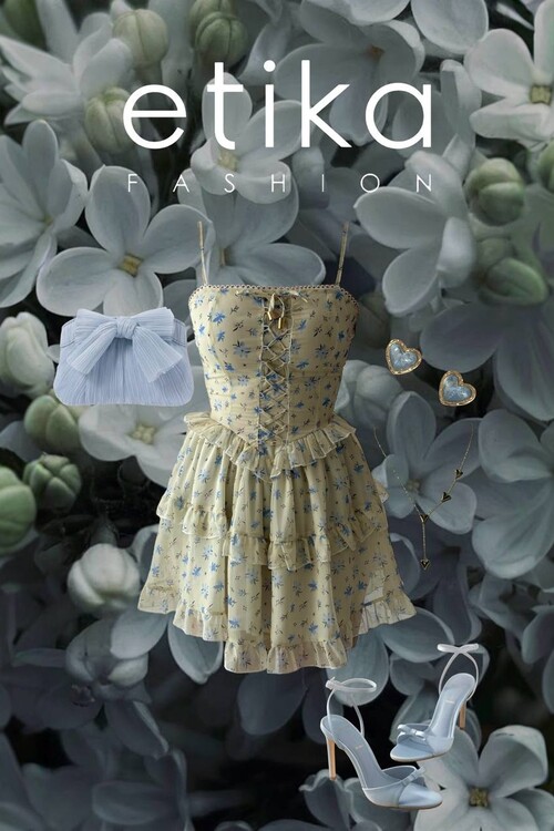 Yuma İp Askılı Elbise