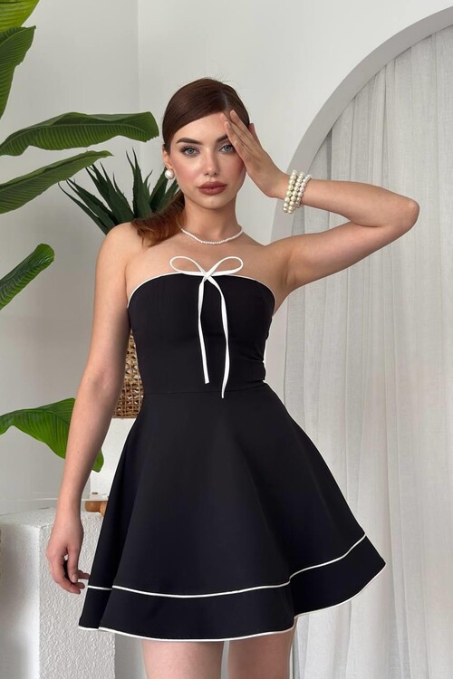 Yuna Straplez Elbise