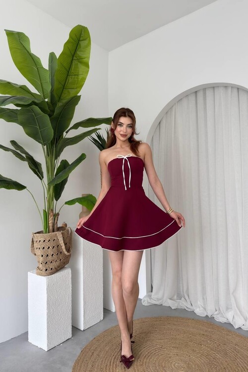 Yuna Straplez Elbise