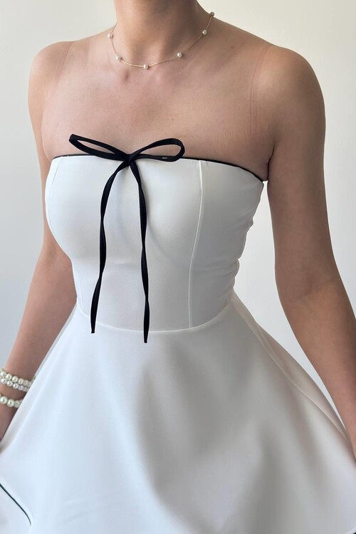 Yuna Straplez Elbise