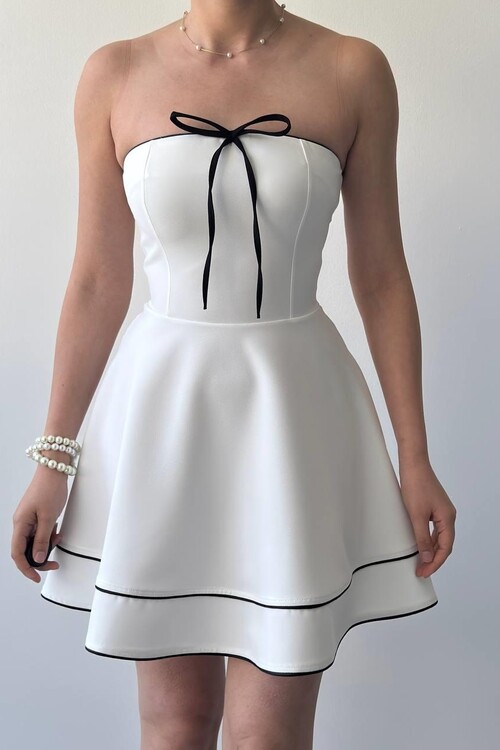 Yuna Straplez Elbise