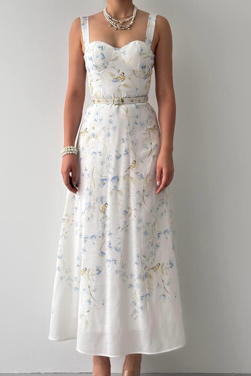 Zeu Kemer Detaylı Elbise