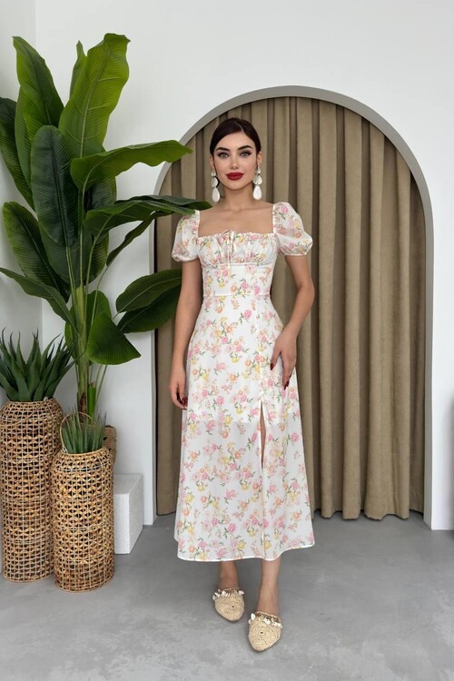 Zeze Balloon Sleeve Dress