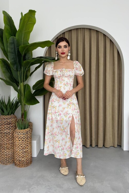 Zeze Balloon Sleeve Dress