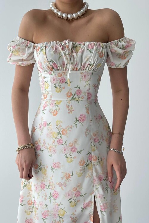 Zeze Balloon Sleeve Dress