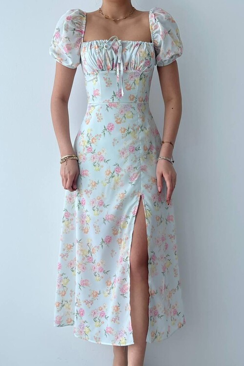 Zeze Balloon Sleeve Dress