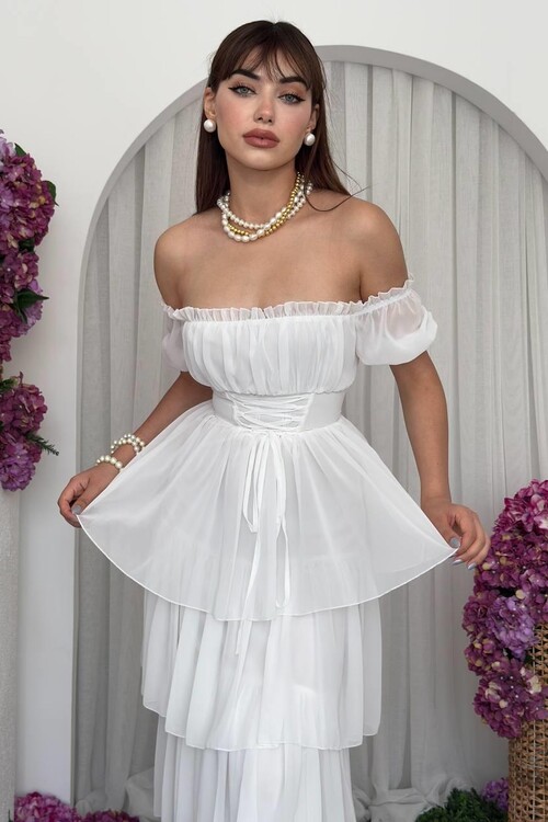 Zuzu Straplez Elbise