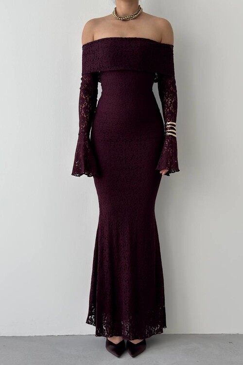 Arya Straplez Dantel Elbise