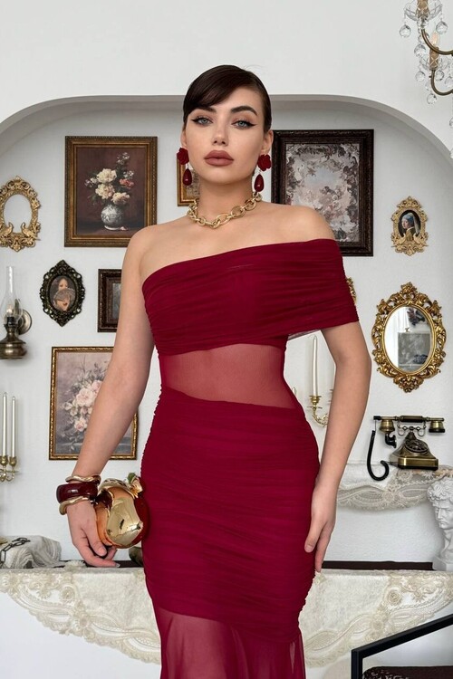 Bark Transparent Dress