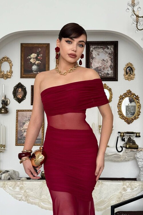 Bark Transparent Dress