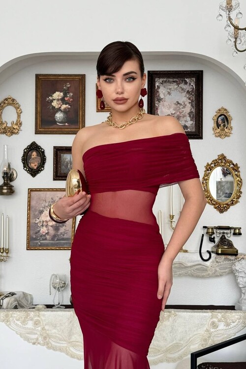 Bark Transparent Dress