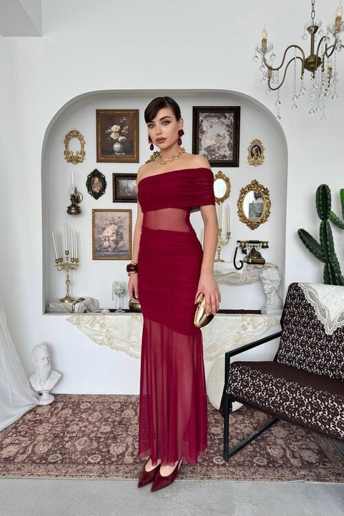 Bark Transparent Dress