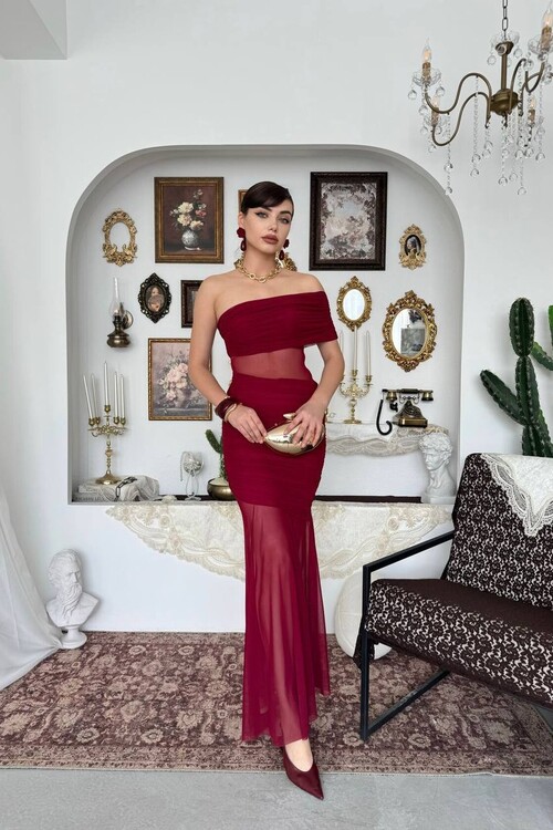 Bark Transparent Dress