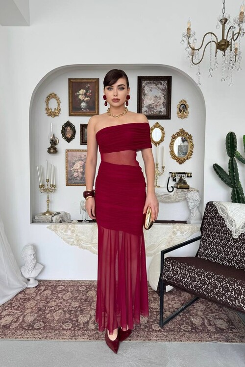 Bark Transparent Dress