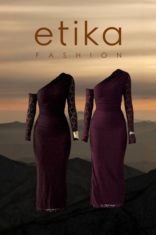 Bees Tek Omuz Detaylı Elbise