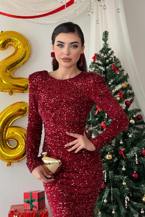 Beox Pul Payet Elbise