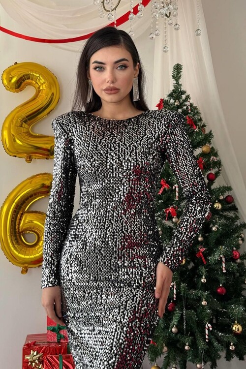 Beox Pul Payet Elbise