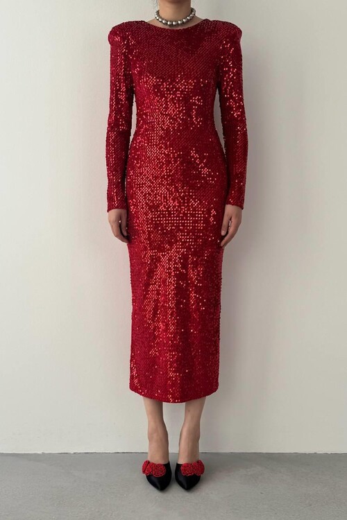 Beox Pul Payet Elbise