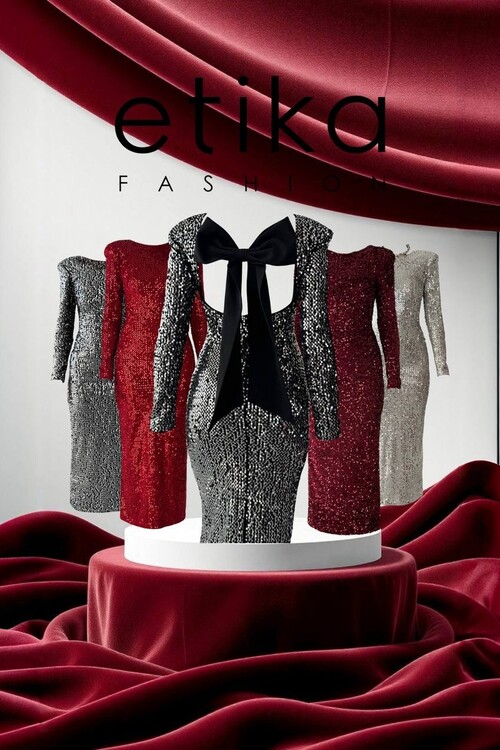 Beox Pul Payet Elbise