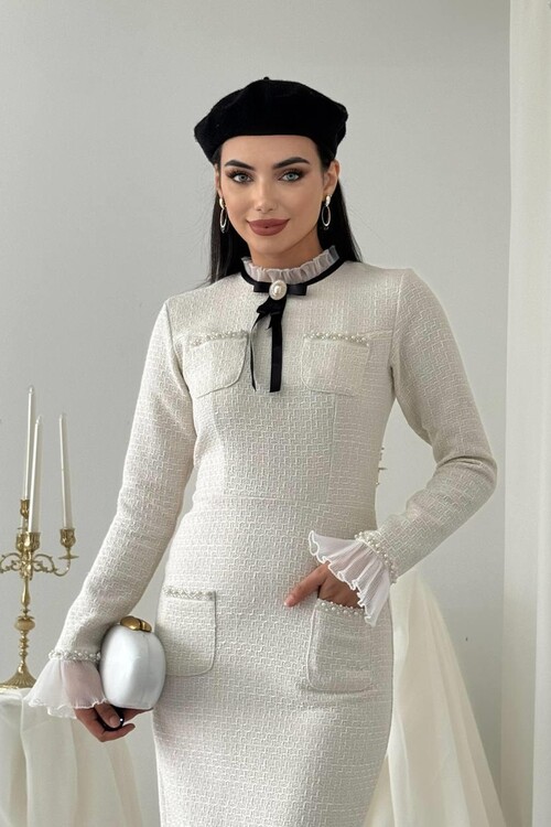 Bonen Cep Detaylı Elbise