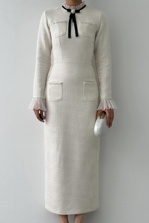 Bonen Cep Detaylı Elbise