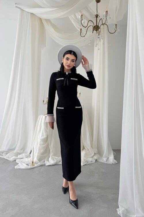 Bonen Cep Detaylı Elbise