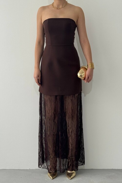 Ceson Straplez Elbise