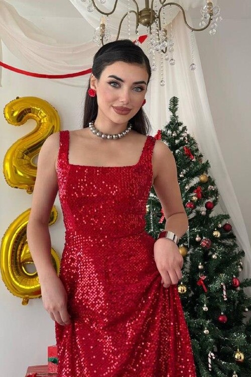 Dega Pul Payet Elbise