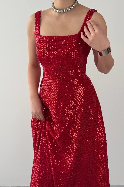 Dega Pul Payet Elbise