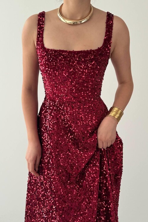 Dega Pul Payet Elbise