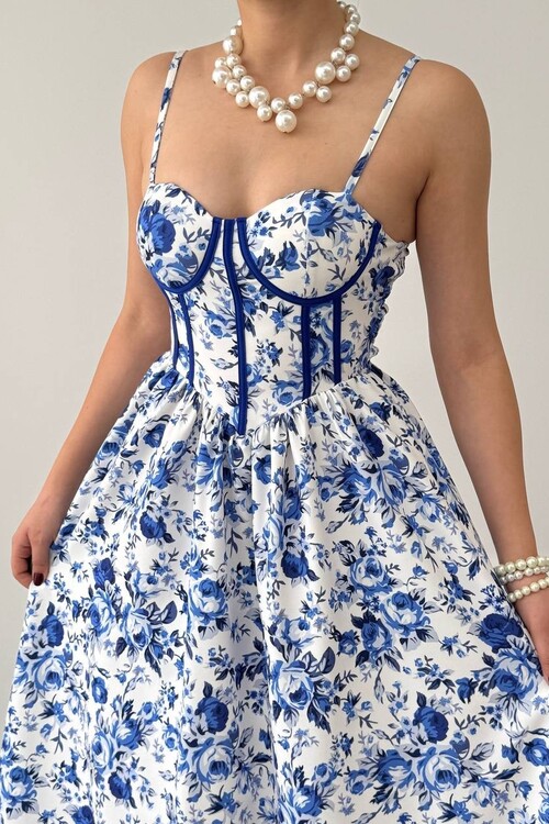 Delya İp Askılı Elbise