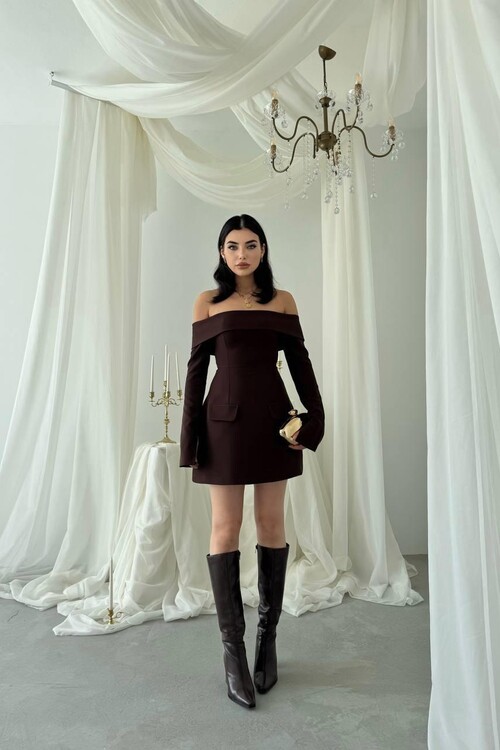 Devru Straplez Elbise