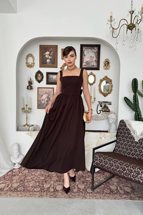 Dınas Fiyonk Detaylı Elbise