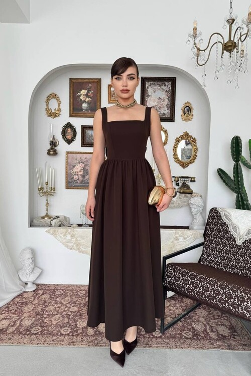 Dınas Fiyonk Detaylı Elbise