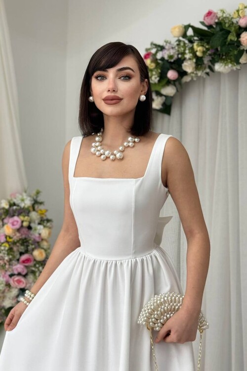 Dınas Fiyonk Detaylı Elbise