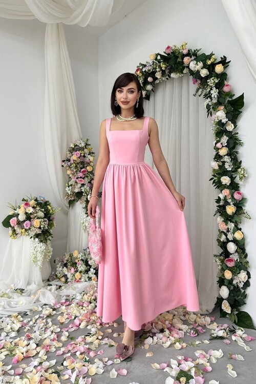 Dınas Fiyonk Detaylı Elbise