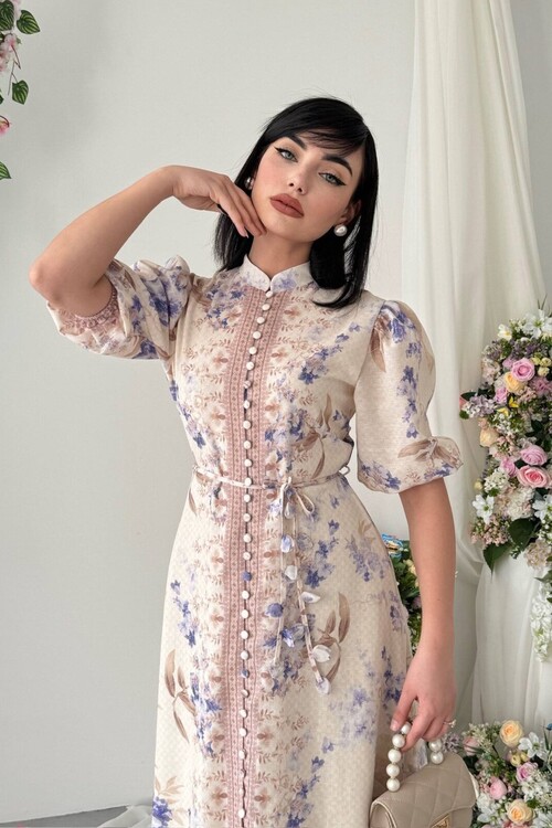  Eboy Dress with Belt Detail