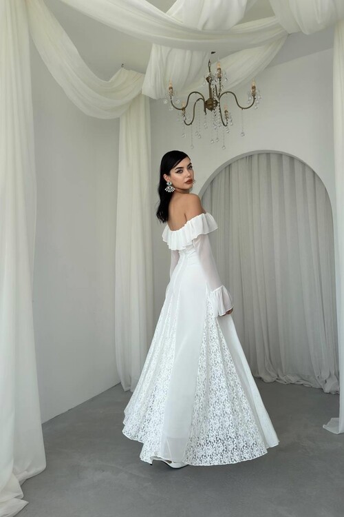 Ester Straplez Elbise